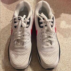 Nike White and Red air max men